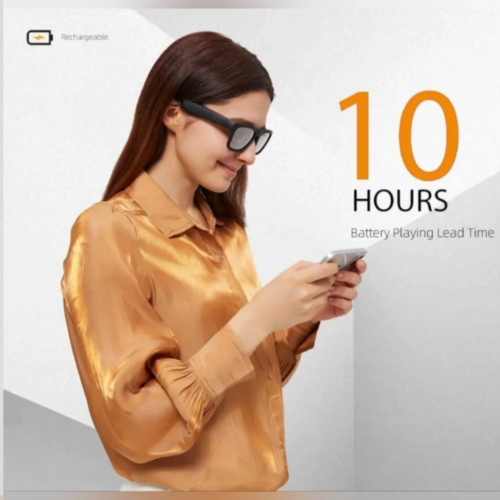 New Smart Glasses,Polarized with Bluetooth Speaker,Voice Control.
